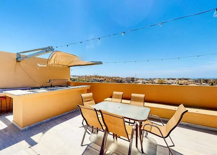 Ferienhaus Luxurious Mountain-view Close To The Sea With Rooftop Sunset Views
